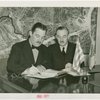 Greece Participation - Grover Whalen signing contract with Nicholas Tserepis (Consul General)