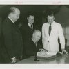 Greece Participation - Basil Papadakis signing guestbook