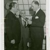 Greece Participation - Grover Whalen receiving gold medal of honor from Greek veterans