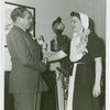 Lois Hering (Miss New York Foreign Trade Week) with Benjamin Namm