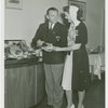 Lois Hering (Miss New York Foreign Trade Week) with man