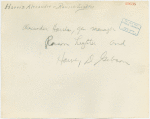 Alexander Harris of Ronson Lighters with Harvey Gibson