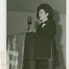 Fannie Hurst giving speech