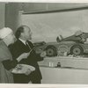 Hall of Invention - Sir Hubert Wilkins and Kyra Markham preparing diorama