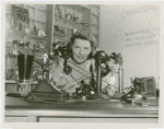 Hall of Invention - Telephone operator with antique telephones