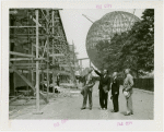 Hall of Pharmacy - Officials at construction site