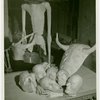 Hall of Pharmacy - Woman sewing costume at Remo Bufano's studio