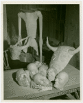 Hall of Pharmacy - Woman sewing costume at Remo Bufano's studio