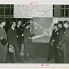 Hall of Pharmacy - Officials looking at sketch