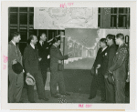 Hall of Pharmacy - Officials looking at sketch
