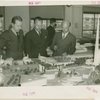 Hall of Pharmacy - Models - Officials examining model