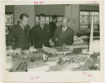 Hall of Pharmacy - Models - Officials examining model