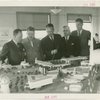 Hall of Pharmacy - Models - Officials examining model