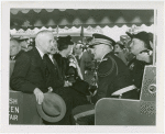 Hull, Cordell (Secretary of State) - In car with officials in uniform