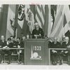 Hull, Cordell (Secretary of State) - Giving speech at Pan-American Day
