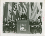 Hull, Cordell (Secretary of State) - Giving speech at Pan-American Day