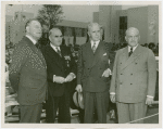 Warren Austin, Messmore Kendall, Robert Bullard and Harvey Gibson at Independence Day ceremonies