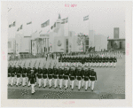 Illinois Participation - Troops parading for Illinois Day in Court of Peace