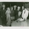 India Participation - Maharaja signing guestbook