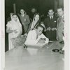 India Participation - Maharaja Saheb of Dharampur talking to two woman