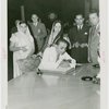 India Participation - Maharaja Saheb of Dharampur talking to two woman