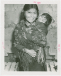 Indian (Native American) Participation - Hopi woman with baby