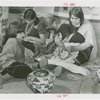 Indian (Native American) Participation - Hopi women weaving baskets