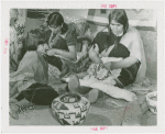 Indian (Native American) Participation - Hopi women weaving baskets
