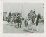 Indian (Native American) Participation - Hopi men and women on horseback