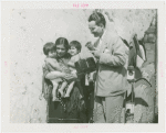 Indian (Native American) Participation - Hopi women with twin babies and announcer from Crosley Radio