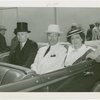 Indiana Day - Clifford Townsend and wife in car with Dennis Nolan