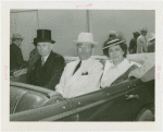 Indiana Day - Clifford Townsend and wife in car with Dennis Nolan