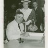Indiana Day - Clifford Townsend signing guestbook