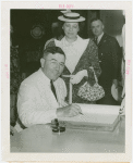 Indiana Day - Clifford Townsend signing guestbook