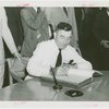Indiana Day - Clifford Townsend signing guestbook