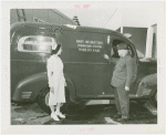 Infant Incubator - Martin Couney with nurse and ambulance