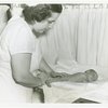 Infant Incubator - Nurse drying baby
