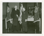 International Business Machines (IBM) - Watson, Thomas J. (President) - With man in front of model