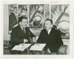 Ireland Participation - Grover Whalen and Leo T. McCauley (Irish Free State Consul General) sign contract