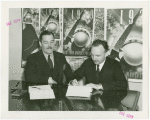 Ireland Participation - Grover Whalen and Leo T. McCauley (Irish Free State Consul General) sign contract