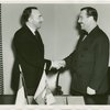 Ireland Participation - Grover Whalen and Leo T. McCauley (Irish Free State Consul General) shake hands