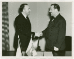 Ireland Participation - Grover Whalen and Leo T. McCauley (Irish Free State Consul General) shake hands