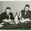 Ireland Participation - Grover Whalen and Leo T. McCauley (Irish Free State Consul General) sign contract