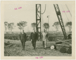 Italy Participation - Grover Whalen and officials looking at site