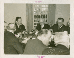 Italy Participation - Grover Whalen and officials at lunch