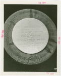 Italy Participation - Plaque for Mussolini