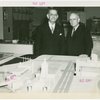 Italy Participation - Building - Admiral Guiseppe Cantu (Commissioner General) and Admiral Standley with model
