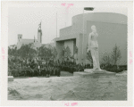 Italy Participation - Building - Statue, water and crowd in front of building
