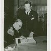 Alfred Johnson with Grover Whalen