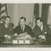 Japan Participation - Kaname Wakasugi (Commissioner General), Toyoji Inouye and Grover Whalen sign contract